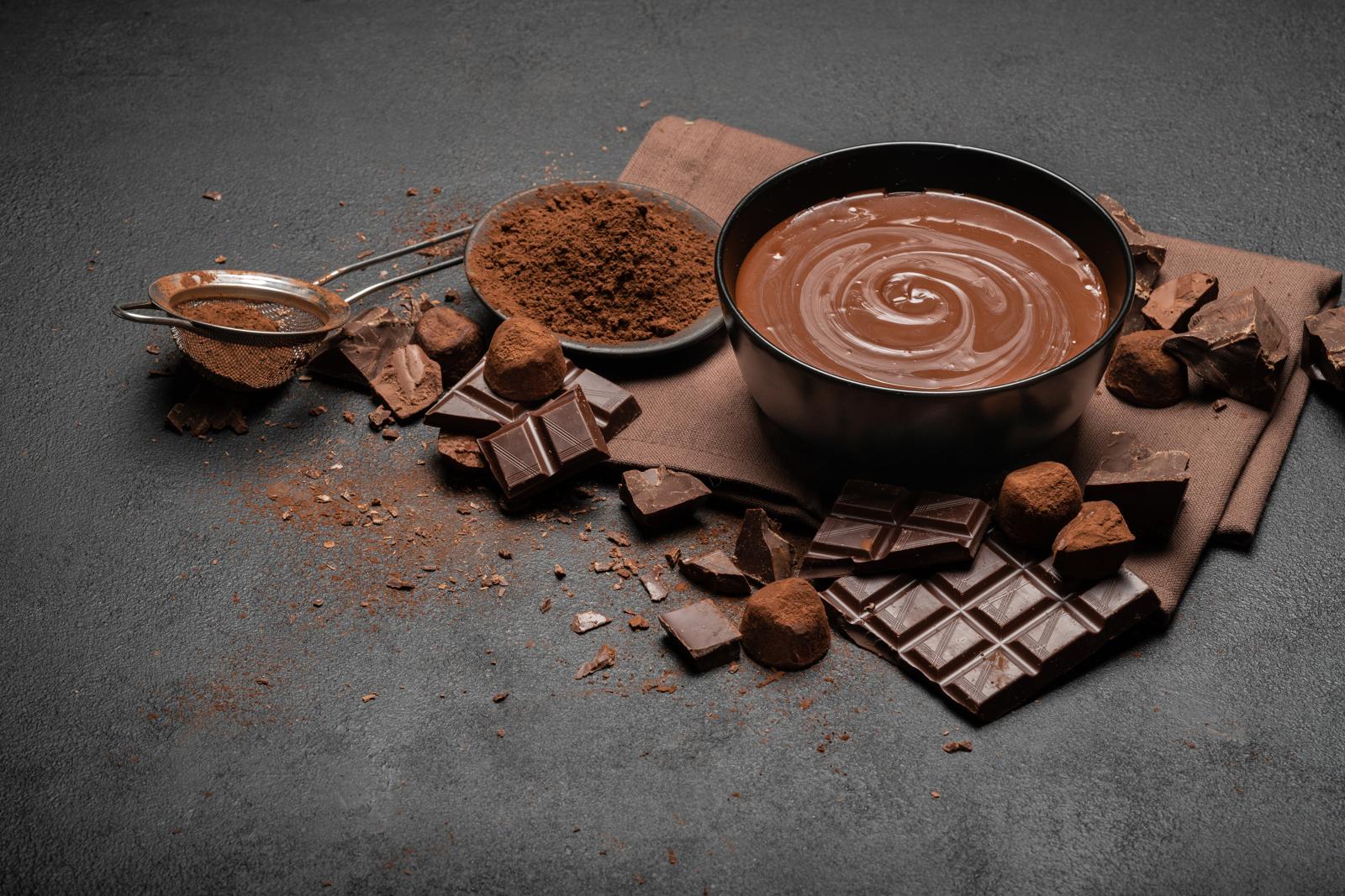 Mousse ai tre cioccolati